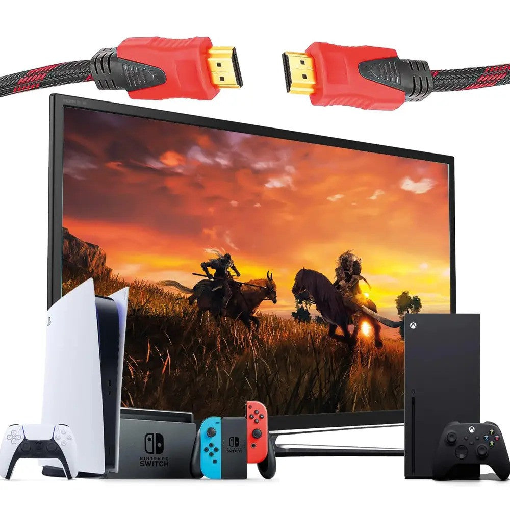 Кабель HDMI-HDMI 3м, з посиленою обмоткою та фільтрами / Посилений шнур hdmi / HDMI кабель для телевізора