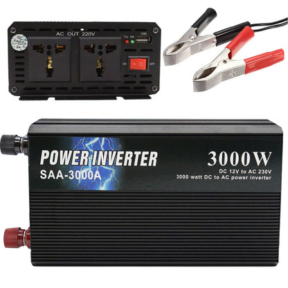 Перетворювач напруги 12-220В, 3000Вт / Автоінвертор / Інвертор автомобільний