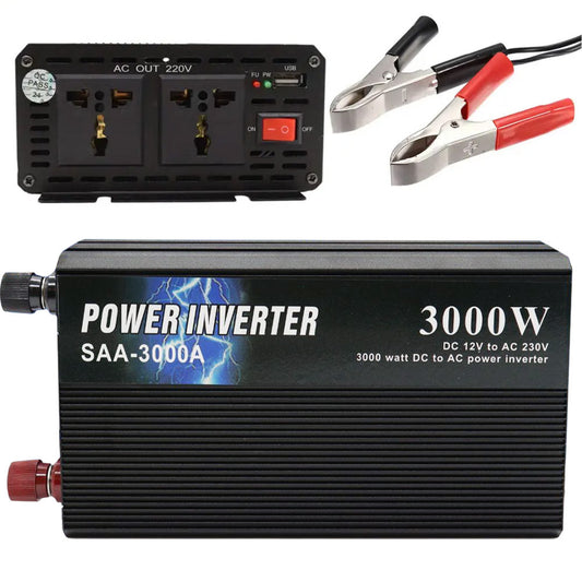Перетворювач напруги 12-220В, 3000Вт / Автоінвертор / Інвертор автомобільний