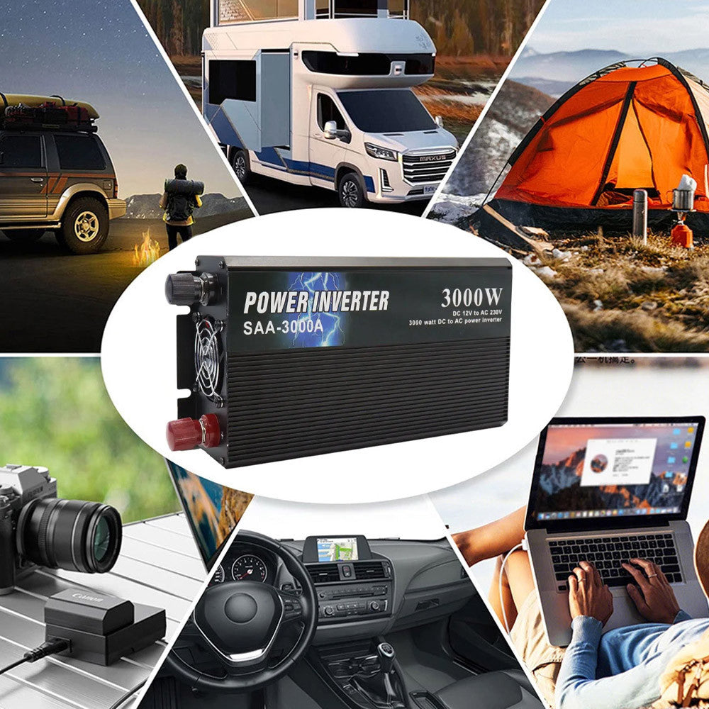 Перетворювач напруги 12-220В, 3000Вт / Автоінвертор / Інвертор автомобільний