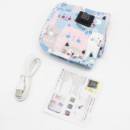 Підігрівач дитячого харчування на липучці, до +60°, 13,5см / Термос для пляшечок / Підігрівач пляшечок