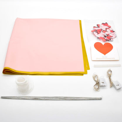 Букет з метеликів з підсвічуванням, від батарейок, Рожевий / Букет з метеликами / Подарунок дівчині