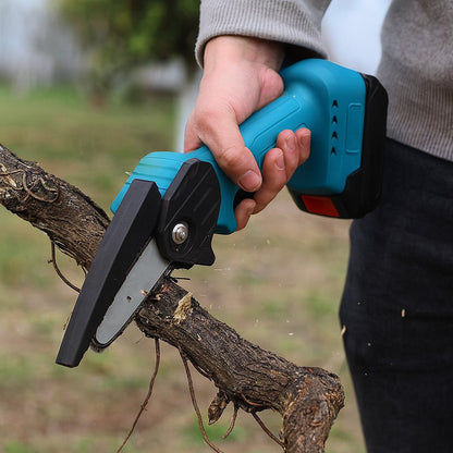Акумуляторна міні-пила 6", 4000mAh + 2 акумулятори / Пила акумуляторна / Електропила на акумуляторі
