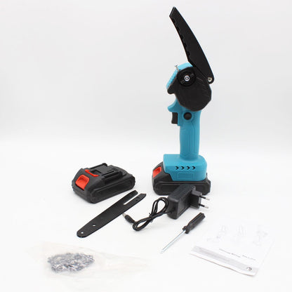 Акумуляторна міні-пила 6", 4000mAh + 2 акумулятори / Пила акумуляторна / Електропила на акумуляторі