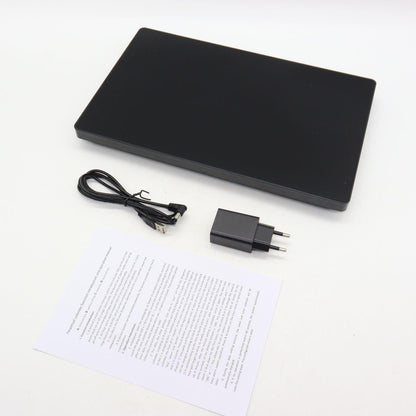 Настінний годинник з термометром (23×16×3cм), від USB, 3308 / Годинник на стіну / Електронний годинник