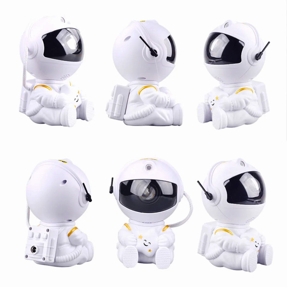 Нічник проектор зоряного неба Космонавт, з USB і пультом / Нічник з проекцією зоряне небо / Нічний світильник Астронавт