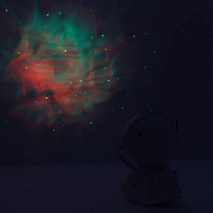 Нічник проектор зоряного неба Космонавт, з USB і пультом / Нічник з проекцією зоряне небо / Нічний світильник Астронавт