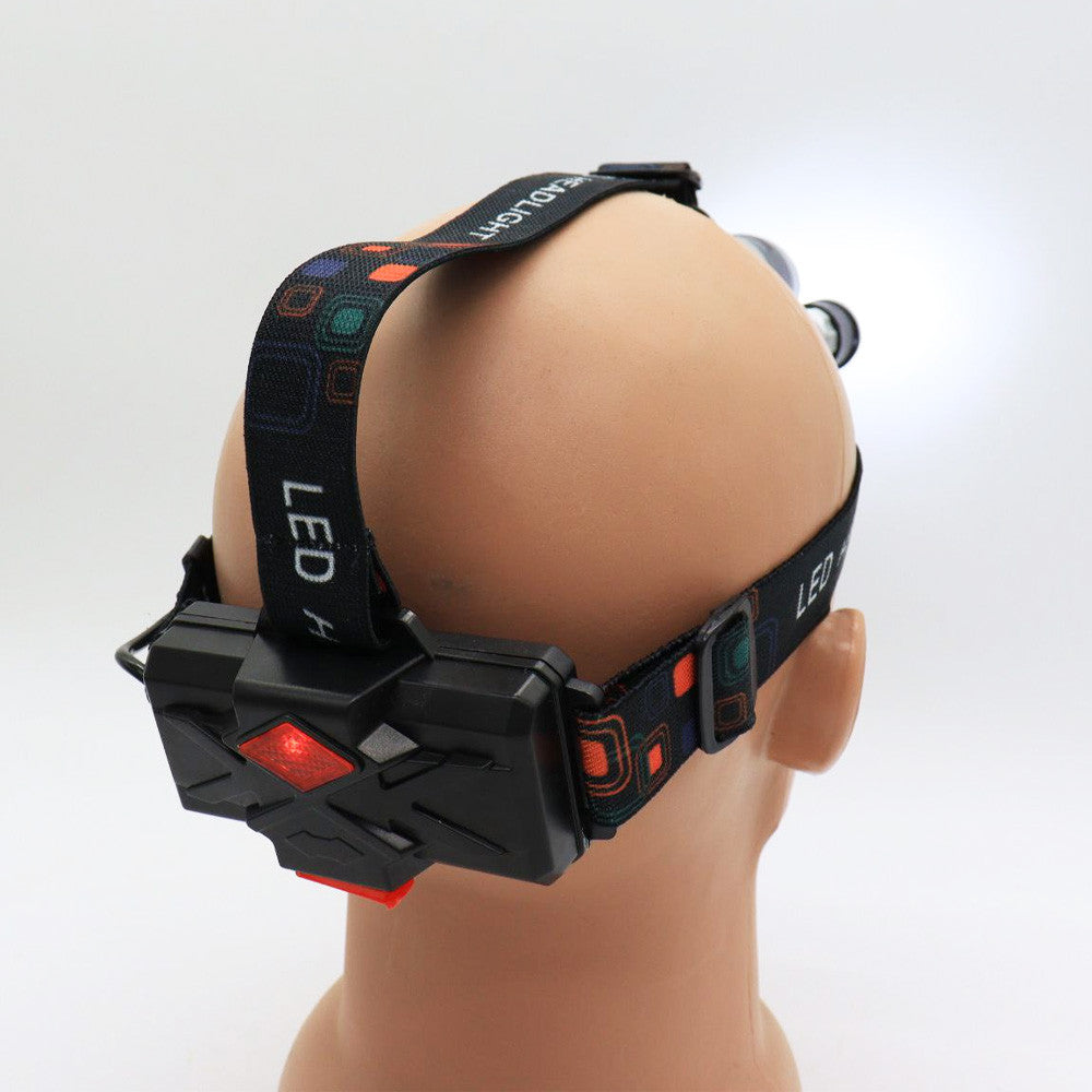 Ліхтарик налобний світлодіодний на акумуляторі Bailong RJ 3000 / Потужний акумуляторний ліхтар на лоб