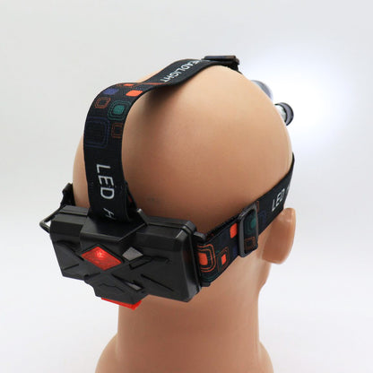 Ліхтарик налобний світлодіодний на акумуляторі Bailong RJ 3000 / Потужний акумуляторний ліхтар на лоб