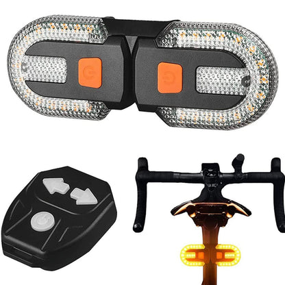 Велоліхтар із зазначенням поворотів, USB, FY-1825 / Задній габаритний велоліхтар / Ліхтар велосипедний / Велофара