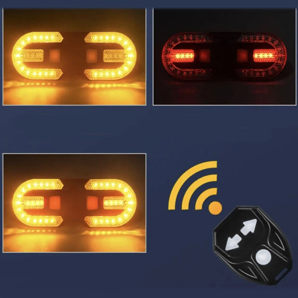 Велоліхтар із зазначенням поворотів, USB, FY-1825 / Задній габаритний велоліхтар / Ліхтар велосипедний / Велофара