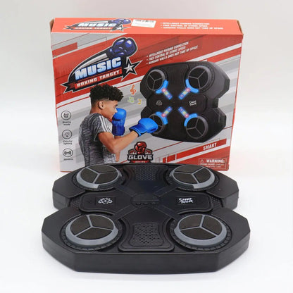 Музичний тренажер для боксу з рукавичками від USB, 32×27см / Музичний боксерський тренажер