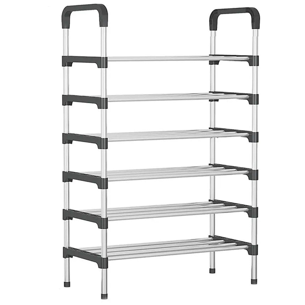 Полиця для взуття, 6 ярусів, 105х54х25см, New shoe rack / Стійка-органайзер для зберігання взуття