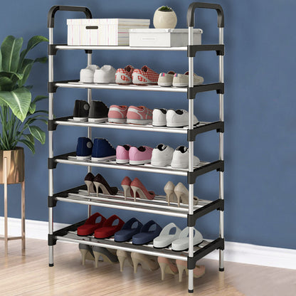 Полиця для взуття, 6 ярусів, 105х54х25см, New shoe rack / Стійка-органайзер для зберігання взуття