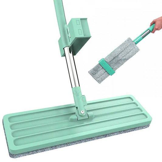 Швабра стрічка для швидкого прибирання з віджиманням і насадкою Spin Mop 360, Бірюзова / Швабра з самовіджимом