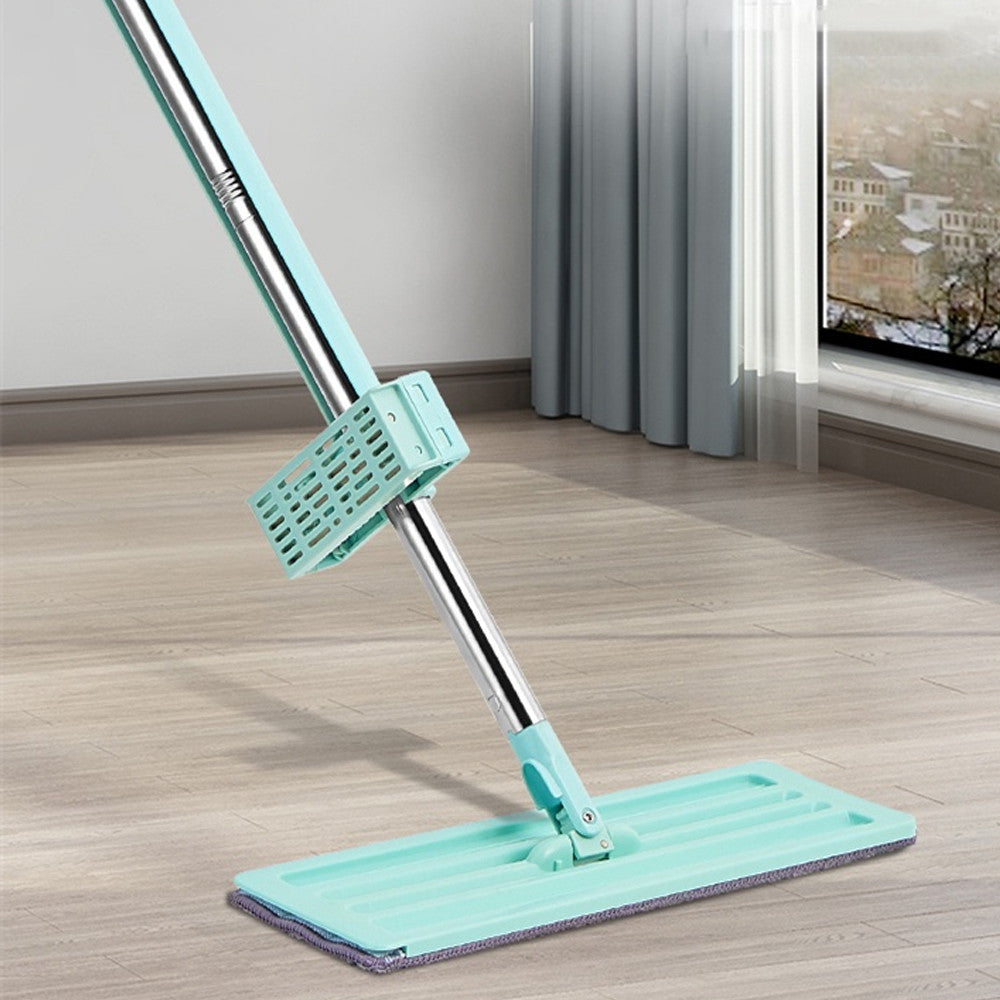 Швабра стрічка для швидкого прибирання з віджиманням і насадкою Spin Mop 360, Бірюзова / Швабра з самовіджимом