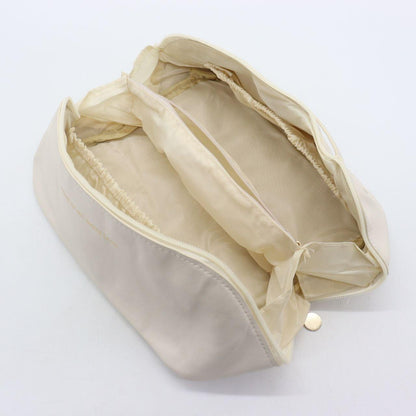 Косметичка з повним доступом з екошкіри (23,5х13х13 см), Біла / Дорожня жіноча сумка-косметичка