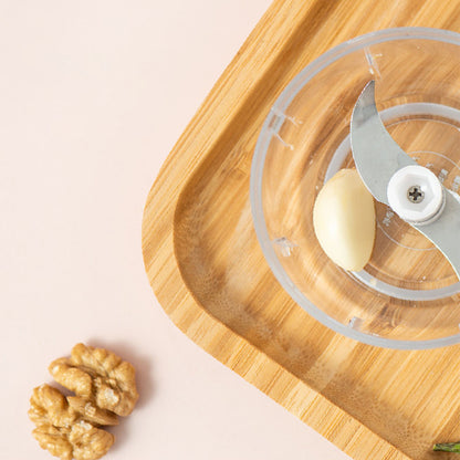 Акумуляторний міксер з 2 насадками Portable mixer, від USB, Білий / Ручний міксер / Бездротовий міксер