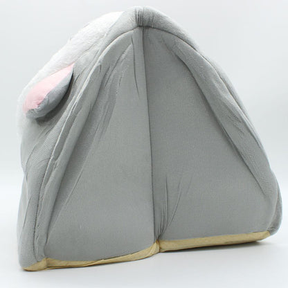 Будиночок лежанка для кота з іграшкою 40x40x32см, до 7кг / Ліжко для кота / М'яка лежанка для кота