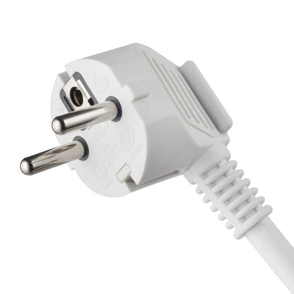 Мережевий фільтр-подовжувач 2м (3х220В+4хUSB+1хType-C), F09U, Білий / Електрична переноска з вимикачем