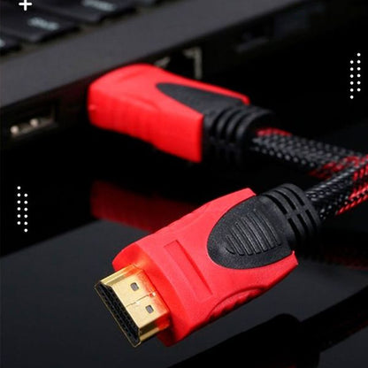 Кабель HDMI-HDMI 5 м, з посиленою обмоткою/Шнур для телевізора з 2 фільтрами 30