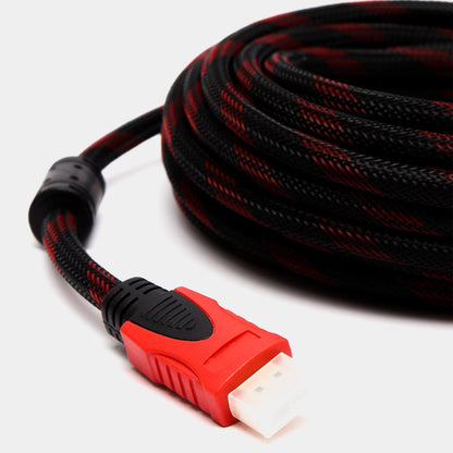 Кабель HDMI-HDMI 5 м, з посиленою обмоткою/Шнур для телевізора з 2 фільтрами 30