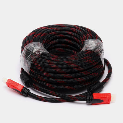 Кабель HDMI-HDMI 5 м, з посиленою обмоткою/Шнур для телевізора з 2 фільтрами 30