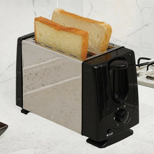 Тостер для хліба на 2 тости, 650Вт, від мережі, QLT-118B / Електричний тостер / Подвійний тостер / Тостерниця