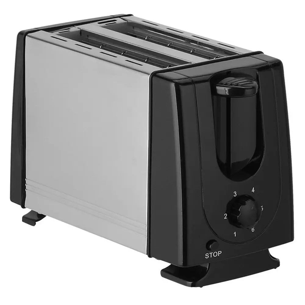 Тостер для хліба на 2 тости, 650Вт, від мережі, QLT-118B / Електричний тостер / Подвійний тостер / Тостерниця