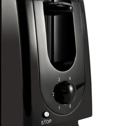 Тостер для хліба на 2 тости, 650Вт, від мережі, QLT-118B / Електричний тостер / Подвійний тостер / Тостерниця