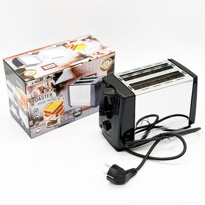 Тостер для хліба на 2 тости, 650Вт, від мережі, QLT-118B / Електричний тостер / Подвійний тостер / Тостерниця