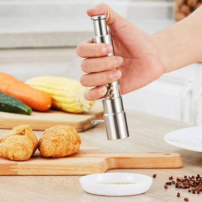 Млин для солі та перцю XL-552, з нержавіючої сталі / Подрібнювач спецій / Ручний механічний млин