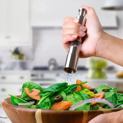 Млин для солі та перцю XL-552, з нержавіючої сталі / Подрібнювач спецій / Ручний механічний млин