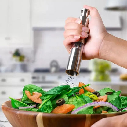 Млин для солі та перцю XL-552, з нержавіючої сталі / Подрібнювач спецій / Ручний механічний млин