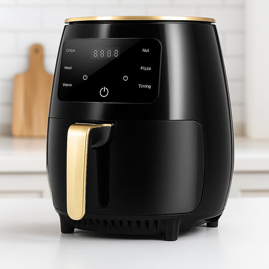 Електрична аерофритюрниця на 6л, 2400Вт / Безмасляна фритюрниця / Сенсорна мультипіч
