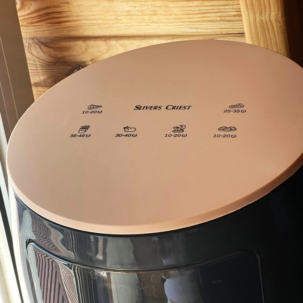 Електрична аерофритюрниця на 6л, 2400Вт / Безмасляна фритюрниця / Сенсорна мультипіч