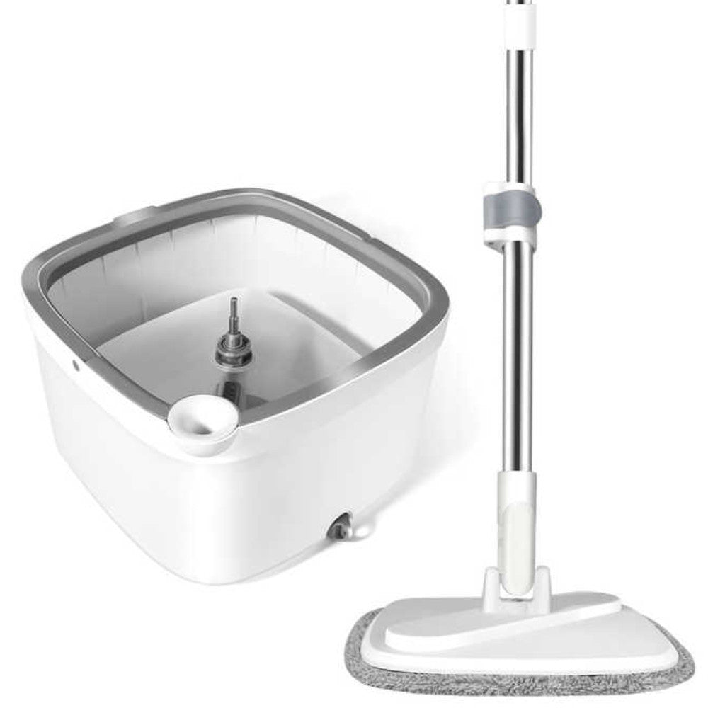 Швабра з відром для миття підлоги, з віджиманням, Mop with bucket K10 / Комплект для прибирання / Складна швабра