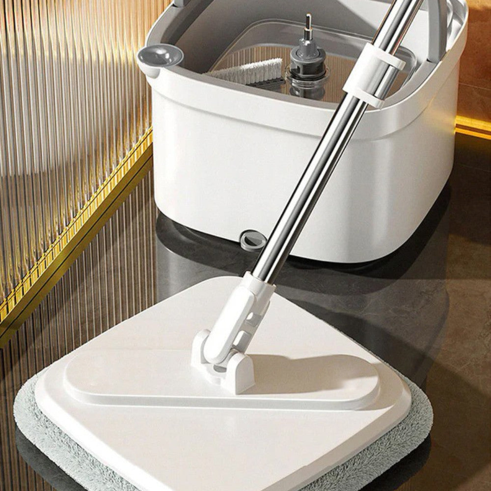 Швабра з відром для миття підлоги, з віджиманням, Mop with bucket K10 / Комплект для прибирання / Складна швабра
