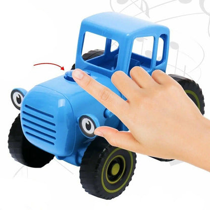 Дитячий музичний трактор "Синій велетень" (15 мелодій та звуків, на батарейках) / Інтерактивна іграшка, що розвиває