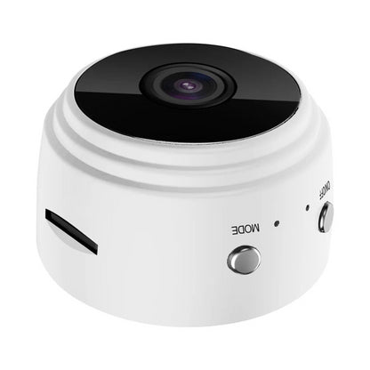 Бездротова міні камера IP з WiFi та датчиком руху FullHD 1080, A9, Біла / Відеокамера USB