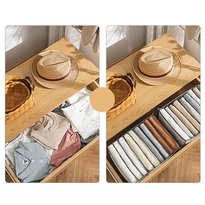 Комплект органайзерів для білизни 4шт / Органайзери для зберігання одягу / Набір органайзерів у шафу