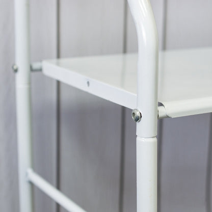 Полиця стелаж над пральною машинкою до 20 кг, LAUNDRY RACK TW-106, Білий / Органайзер для підлоги для ванної