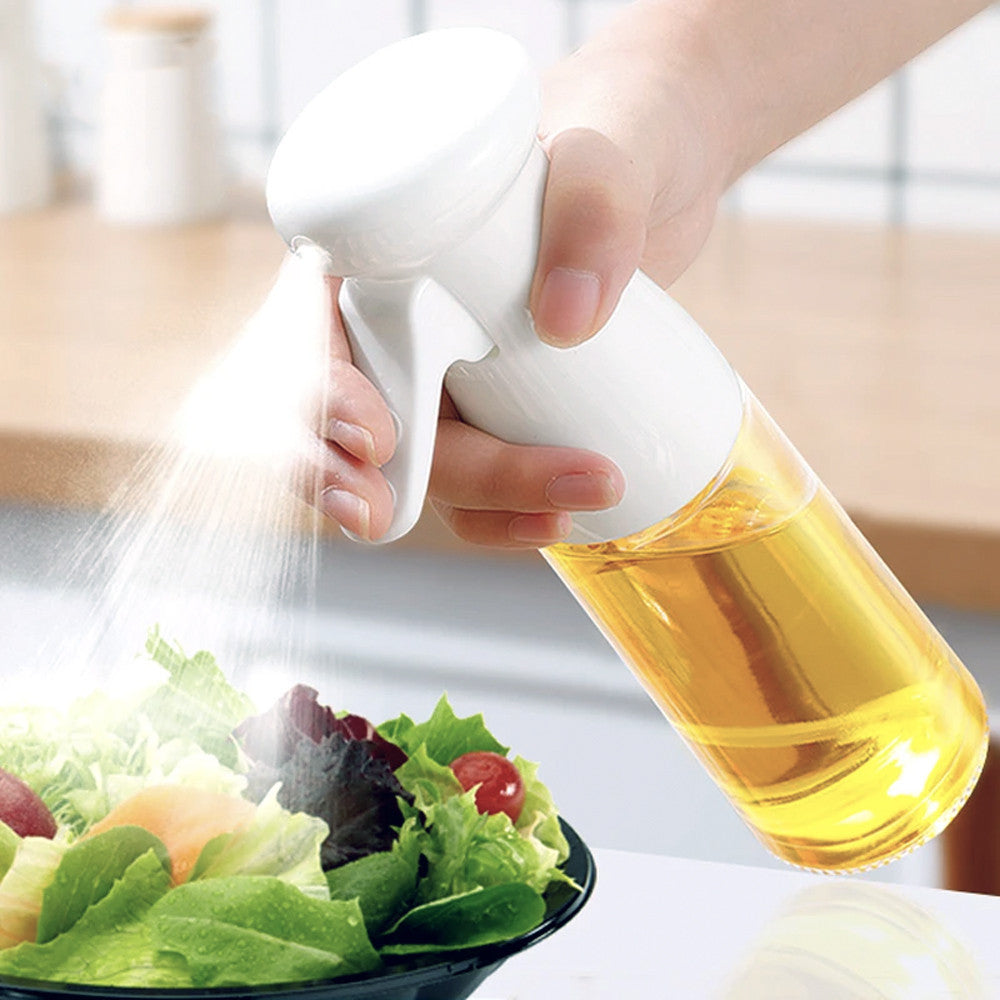 Розпилювач для олії 200 мл, MAG-595, Білий / Дозатор для оливкової олії та оцту / Cпрей для олії