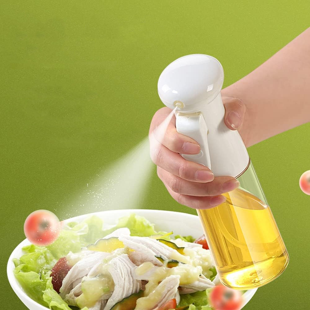 Розпилювач для олії 200 мл, MAG-595, Білий / Дозатор для оливкової олії та оцту / Cпрей для олії