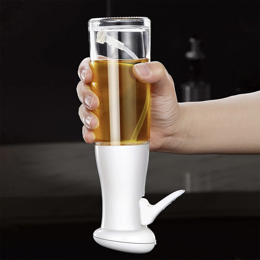 Розпилювач для олії 200 мл, MAG-595, Білий / Дозатор для оливкової олії та оцту / Cпрей для олії