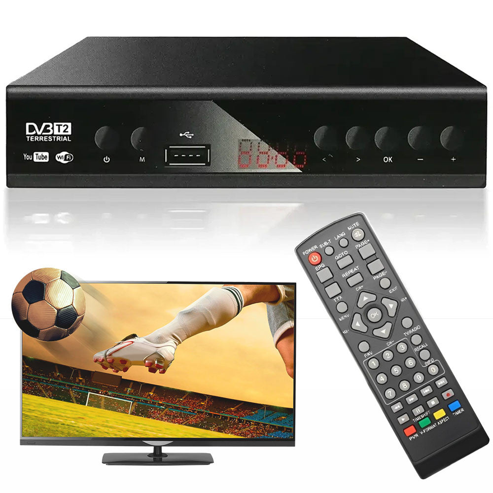 Цифрова ТВ-приставка з Wi-Fi, HDMI, USB, Megogo M8 / Цифровий ресивер Т2 для телевізора