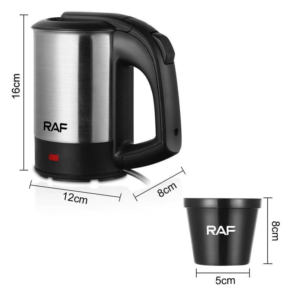 Компактний туристичний чайник із двома чашками RAF R7887 / Міні-чайник електричний