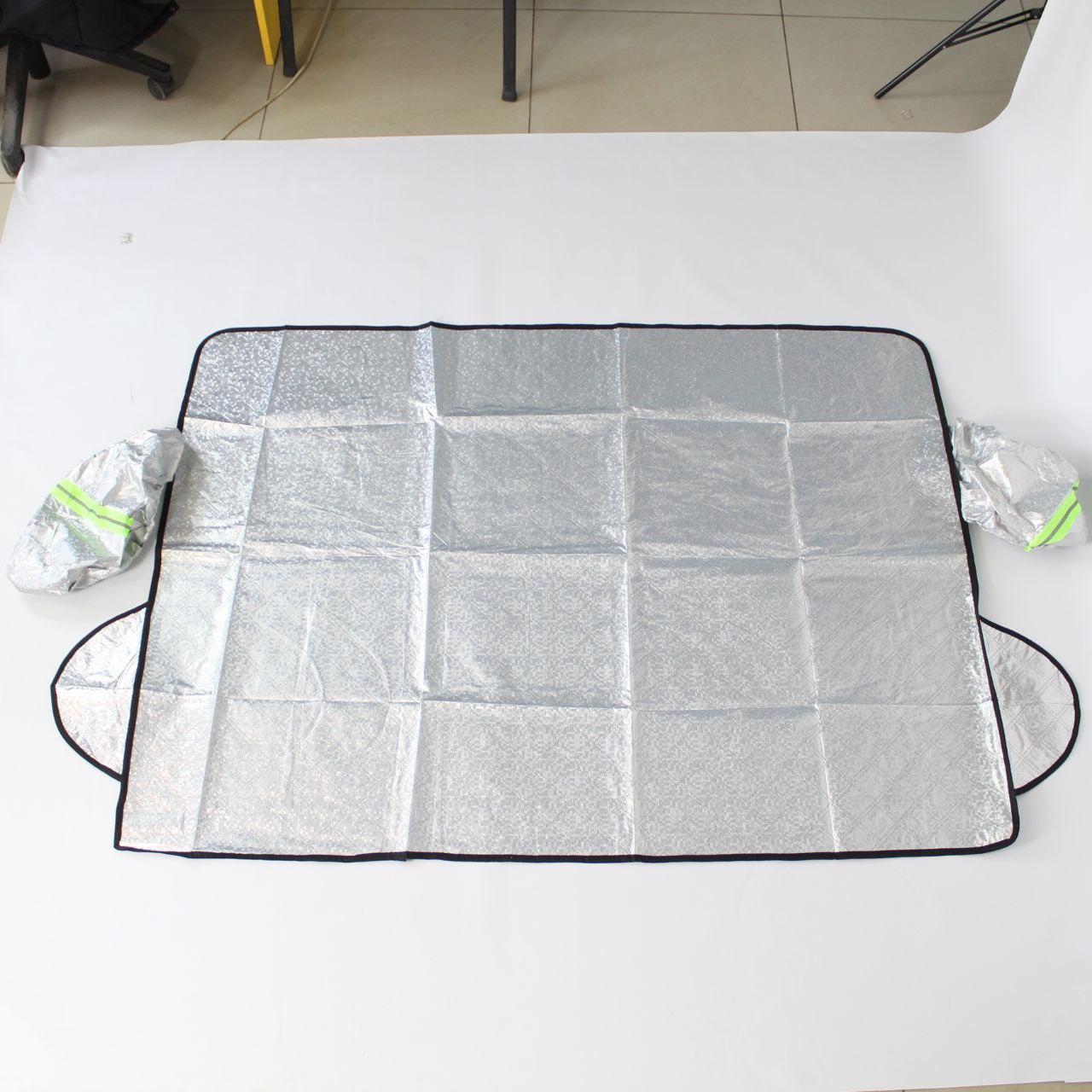 Сонцезахисна накидка на лобове скло авто, 150х110см / Захисний чохол для лобового скла автомобіля