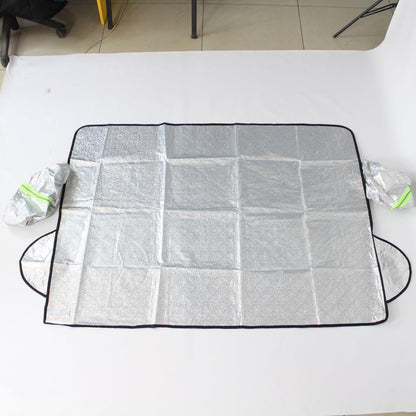 Сонцезахисна накидка на лобове скло авто, 150х110см / Захисний чохол для лобового скла автомобіля