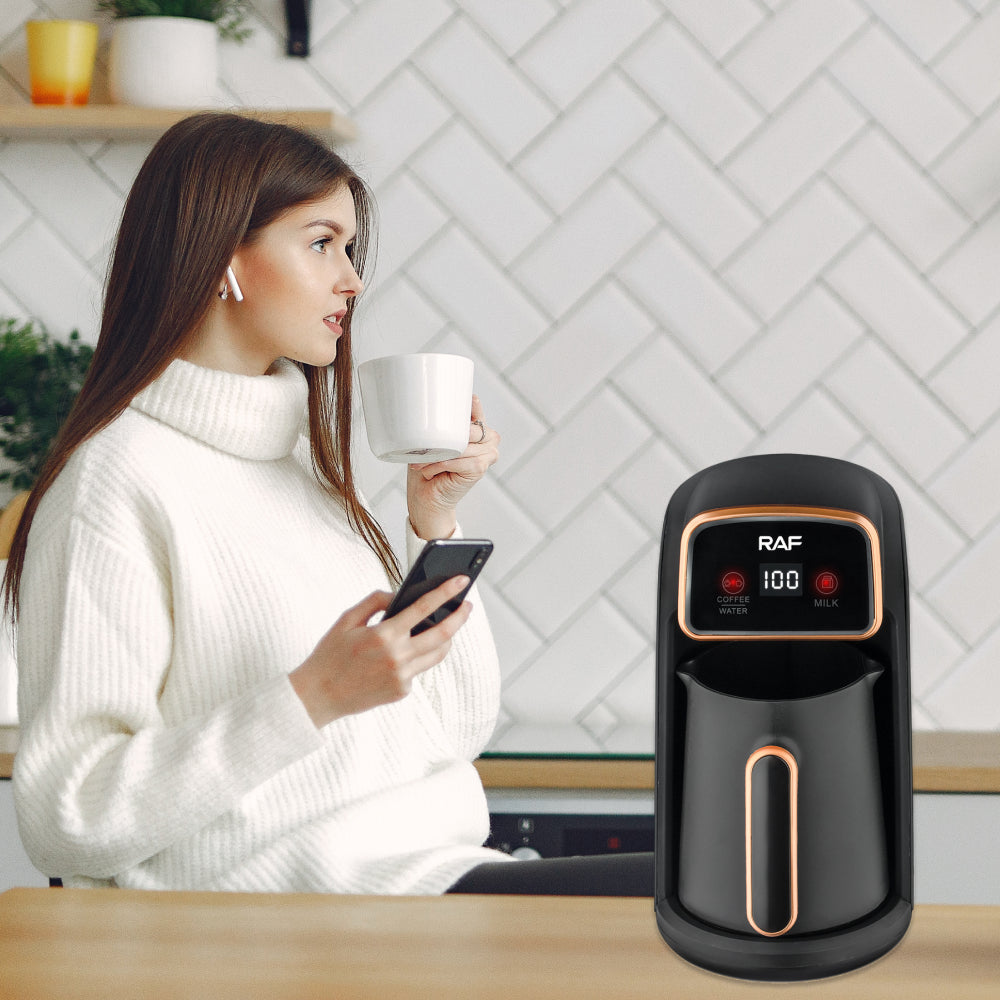 Електрокавоварка мережева 600Вт, 03л, RAF R117 / Електронна турка